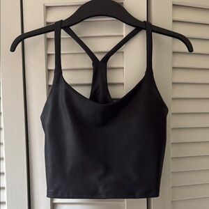 Abercrombie and Fitch Faux Leather Crop Top